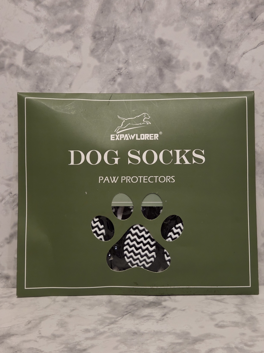 Dog Shoes Double Sides Dog Boots & Paw Protectors Booties Black, XS - 6 Pack